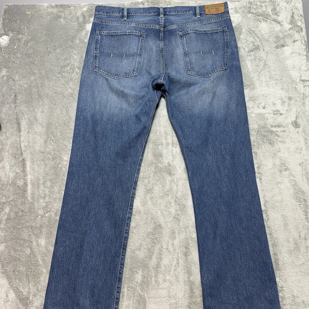 Polo Ralph Lauren Hampton Straight Jeans Men‎ 40x36 (Fits 42x36) Blue Denim